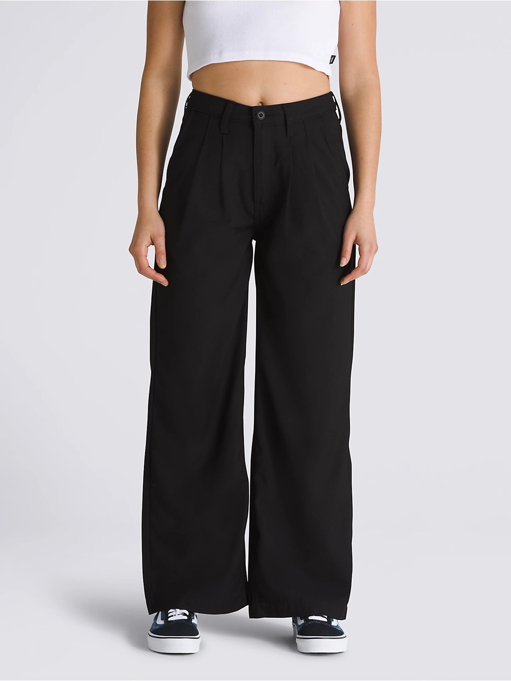 Vans Women’s Alder Relaxed Pleated Wide Leg Pants